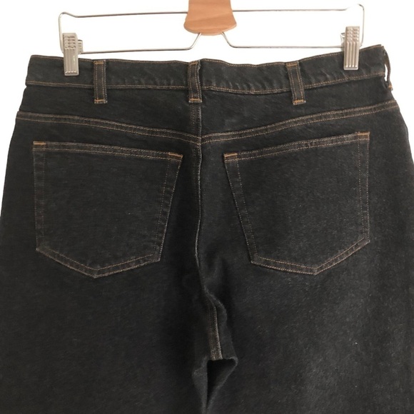 Land’s End Dark Wash Denim Straight Jeans 16 - Picture 4 of 9